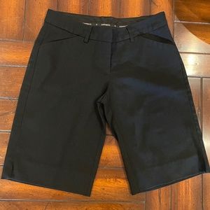 Express Black dressy short size 0